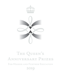 Queen's Anniversary Prize 2019 winner logo